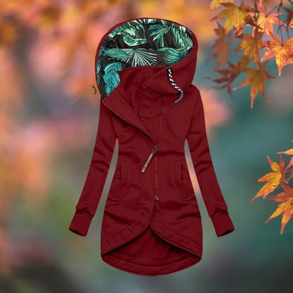 AZASEA – Manteau d'hiver à capuche avec fermeture zippée