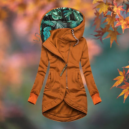 AZASEA – Manteau d'hiver à capuche avec fermeture zippée