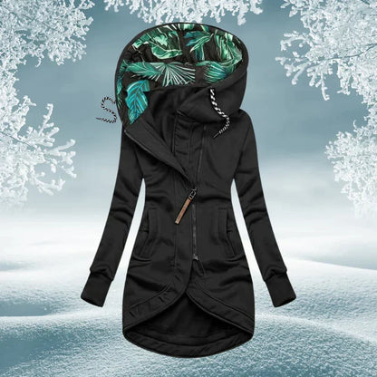 AZASEA – Manteau d'hiver à capuche avec fermeture zippée